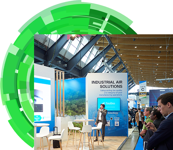 Exhibitor booth at Electric & Hybrid Vehicle Technology Expo
